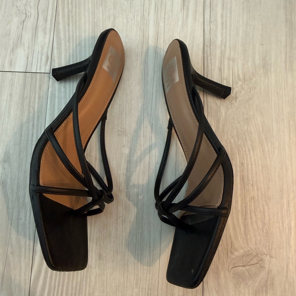 Dolce Vita Black Strappy Heels